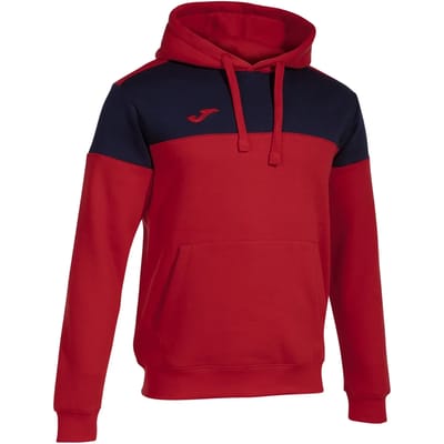 Joma Crew V Hoodie Rood,Blauw 5-6 Years Jongens