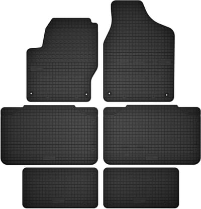 Wielganizator SolidTread Serie - Auto Rubbermatten - Seat Alhambra I - Minivan - Totale Dekking