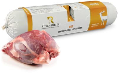 Ritzenberger 100% Wild gestoomde worst. Doos 24 x 400 gram. Totaal 9.6 kilo