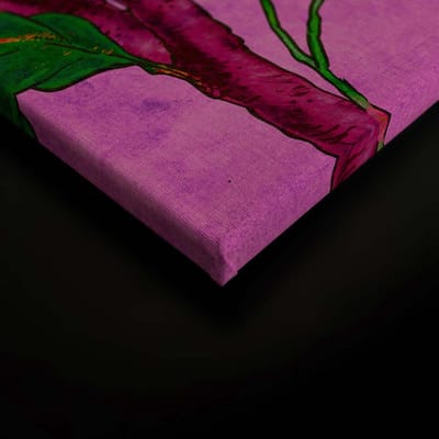 Canvas print DD120469 bird of paradise 2 A.S. Création 0,9 x 0,6 m Roze Kantoor Hal/Gang Keuken Slaapkamer Woonkamer