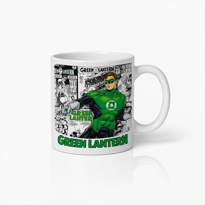 Green Lantern Koffiemok 330ml – Superhelden Comic Mok met Iconisch Ontwerp – Leuk Cadeau voor DC Fans & Verzamelaars