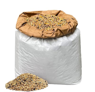 Dailygoods- Buitenvogelvoer 20 kg - Strooivoer - Hoogwaardige zaden - Energie­rijk - Seizoensvoer - Geschikt voor tuinvogels - Vogelsnoep