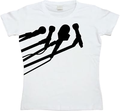Hybris Dames T-shirt 'Listen To Me Girly' SH-5-14008-LFH3-8
