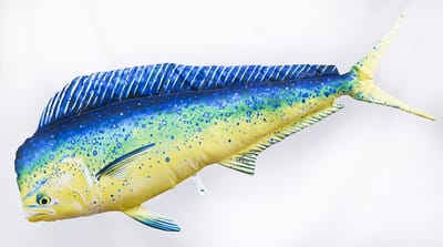 Vis Kussen - Goudmakreel - Sierkussen - Sierkussens - 112 cm