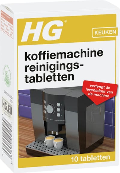 HG koffiemachine reinigingstabletten 1st