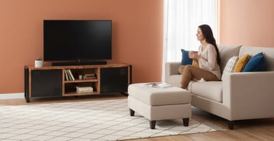 Tv-meubel Industrieel Mangohout 160 cm - Zwart - 160 cm – TV Meubel - Medahomestore