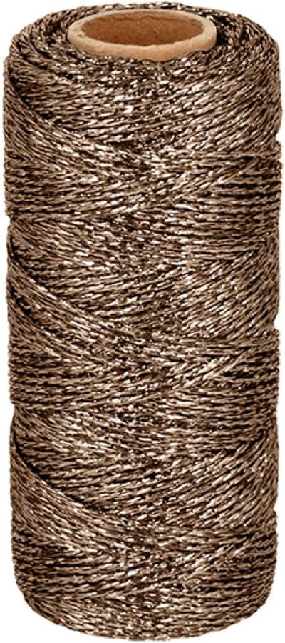 Bruin metaalkoord 100 m x 1,5 mm - Artemio