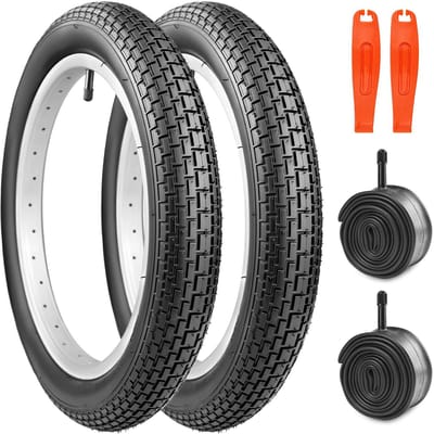 Set van 2 fietsbanden, 12/14/16/18/20/24/26 x 2,35 inch, premium dagelijks gebruik en MTB-banden voor kinderbalansfiets, BMX, mountainbike, cruiser