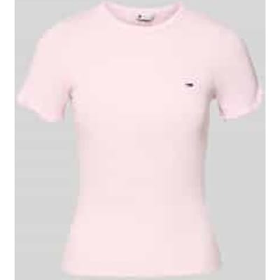 Slim Fit T-shirt van katoenmix