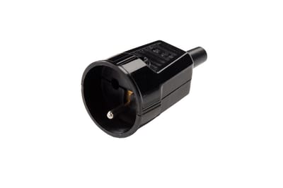 Martin Kaiser Koppelcontactdoos Met Aardingspen Trekontlasting Huls Zwart - 531mT/sw [35 stuks]