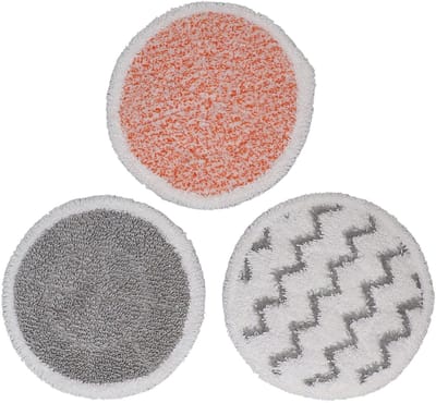 Dailygoods- Mop Pads Vervangend 6-Pack - Stoomvloermop - Schrobpads - Wasbaar - Herbruikbaar - Katoen/Vezels - Compatibel met Shark S7000/S7001/T2/T21/U6002 - Stoommop Pads
