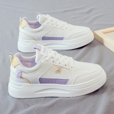Damesschoenen Nieuw Veelzijdig Zachte Zool Zonder Vermoeide Voeten Dames Dikke Zool Lente en Herfst High-end Casual Schoenen 41 gray