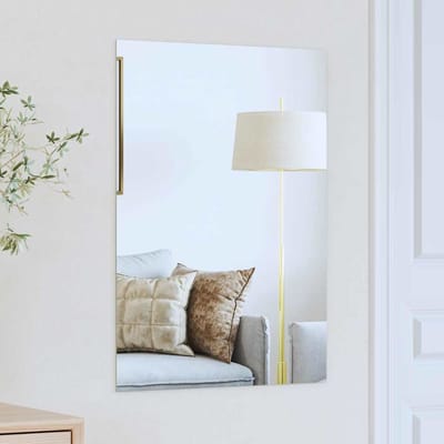 vidaXL - Wandspiegel - Rechthoekig - 70 - x - 50 - cm - gehard - glas