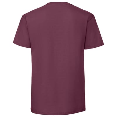 Fruit of the Loom Unisex volwassen iconisch 195 T-shirt (Bourgondië)
