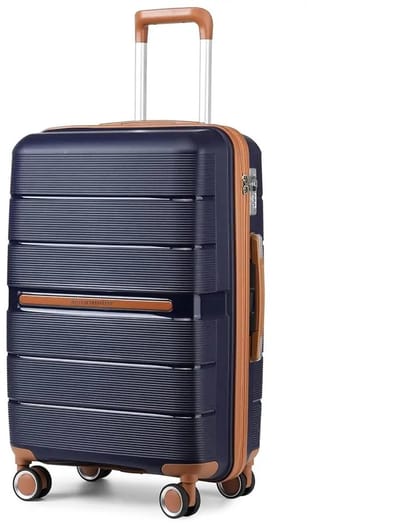 Seth Select Handbagage Koffer 20 Inch – Harde Schaal van 100% PP met TSA-Slot en 8 Spinnerwielen – Cabinekoffer