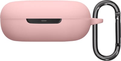 kwmobile cover voor oordopjes case - geschikt voor Shokz OpenFit 2 T920 - Trendy beschermhoes draadloze oordopjes in oudroze