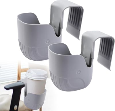Drankhouder kinderzitje, 2 stuks, rolstoel, bekerhouder, autostoel, flessenhouder, bekerhouder, kinderwagen om te hangen, geschikt voor rolstoelen en meer