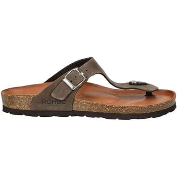 Rohde 5642 72 Teenslippers Nubuck Taupe Dames - Taupe - 36