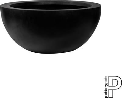 Pottery Pots - Plantenbak - Vic Bowl M - Ø50cm x H23cm - Black