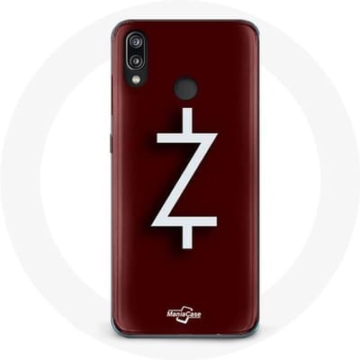 Hoesje voor Huawei P20 Lite Ozark Seizoen 4 Logo Z Wit Rode Achtergrond