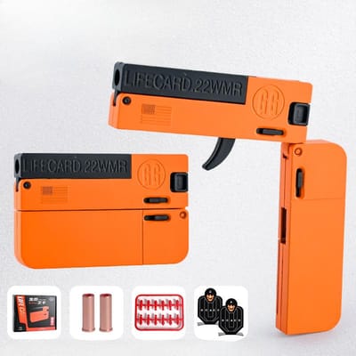 2.0 Geüpgraded Lifecard Legering Opvouwbaar Pistool Speelgoed Zachte Kogel Blaster Schietmodel Pistool Voor Volwassenen Kinderen Jongens Verjaardagscadeaus
