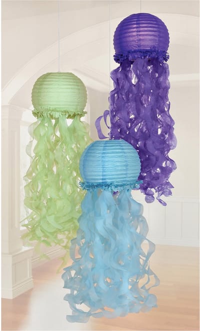 Amscan Lampionnen Mermaid Wishes 24,1 Cm 3 Stuks