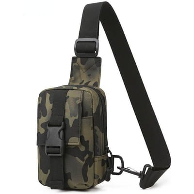 Heren Outdoor Kleine Borsttas Messenger Schoudertas Tactische Borsttas Vrijetijdstas Bergbeklimtas One Size