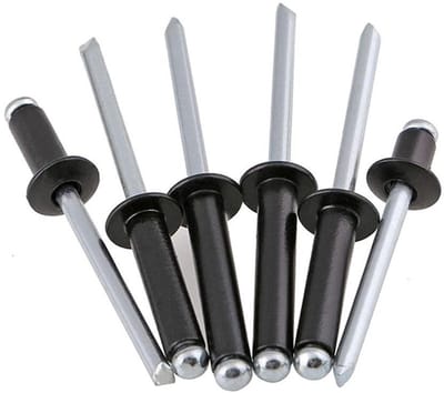 Aluminium Blindklinknagels - Klinknagels Decoratie - Bevestigen Materialen - Glad Zonder Bramen - M5 x 10mm - Zwart