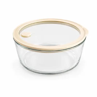Glazen vershoudbak met luchtdichte deksel – 950 ml – BPA/PFAS – Ø15 cm, h 7 cm