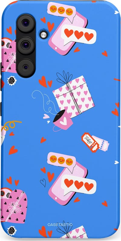 Casetastic Hoesje Geschikt voor Samsung A54 (5G) - Stijlvolle Beschermende Duo-layer Case - Romantische Date