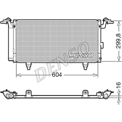 Condensator, airconditioning DENSO DCN36005