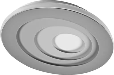 OSRAM Orbis Spiral LED plafondlamp Ovaal 360mm Grijs, Click-Dim 25W 3000K Warm Wit, CRI80, Metalen behuizing