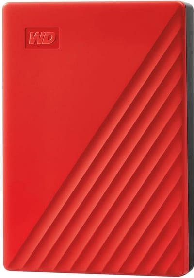 WD My Passport 5TB rood