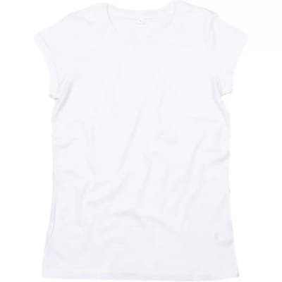 Vrouwen T-shirt met omgeslagen mouwen Mantis
