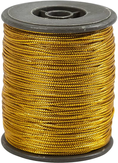 Koord, dikte 0,5 mm, goud, 100 m/ 1 rol