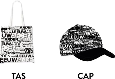 Leeuwarden pet & tote bag - Voordeelpakket - Souvenirs Nederland