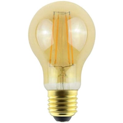 HOFTRONIC LED Filament lamp E27 - 9 Watt 950 Lumen - A60 - 2200K Warmwit licht - Dimbaar - Amber glas