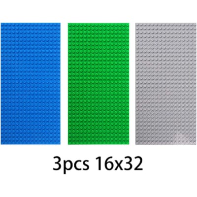 3 Stuks Basisplaten 32x32 32x16 Noppen Tijdloze Bouwstenen Basisplaat Klein Formaat Basisplaat Ideaal voor Stadsfiguren Kinderen 3pcs