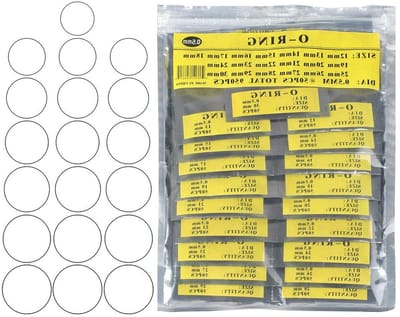O-ring kit - Rubberringen set - Horloge reparatie - Waterdichte afdichting - 950 stuks - Zwart