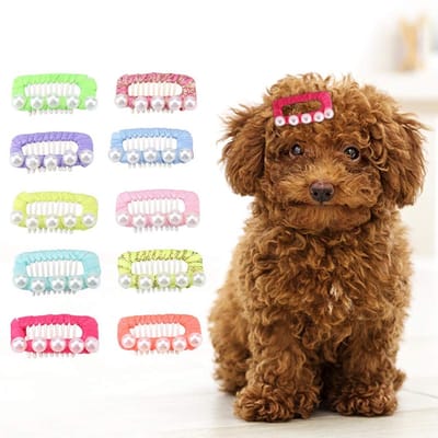Allecto - Pet Hair Clips - Hond en Kat Accessoires - Mini Haarclips voor Dieren - Standaard - Dierenverzorging - Haaraccessoires voor Huisdieren -