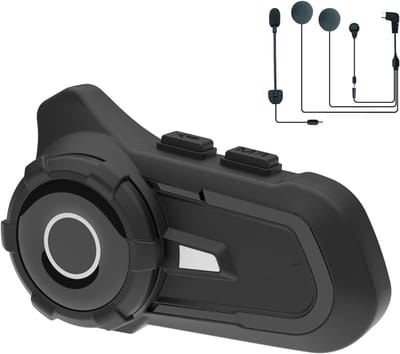 CRLYN® Motorhelm Headset - Intercom - Bluetooth - Zwart