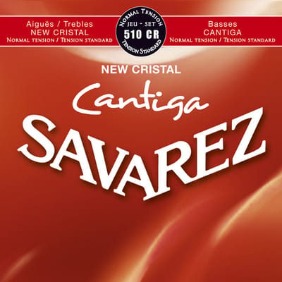 snarenset klassieke gitaar - 510-CR - New Cristal trebles Cantiga basses normal tension