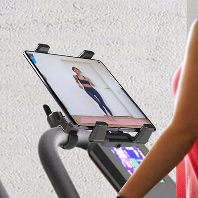 Fiets Stuur Telefoonhouder - Tablet Fietssteun - Indoor Trainen - 360 Graden Draaibaar - 5-15 inch - Zwart