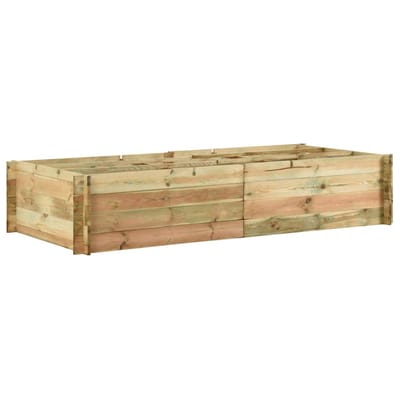 vidaXL - Plantenbak - 197x100x40 - cm - geïmpregneerd - grenenhout