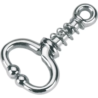 Excellent - Stier en koegeleider - inclusief veer - zilver - 9 x 13 x 3 CM - bedwinger rundvee