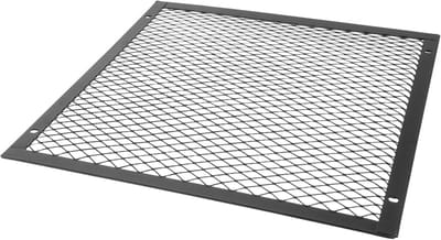 Vuurkorf Afdekking - Beschermhoes Terrashaard - Veilig Genieten - Hittebestendig IJzer - 20x20 cm - Zwart