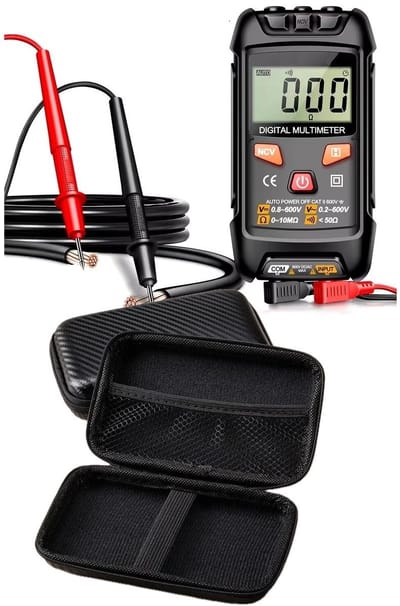 Digitale Multimeter met NCV functie – Automatisch bereik – Incl. tas & batterijen – Compact en gebruiksvriendelijk