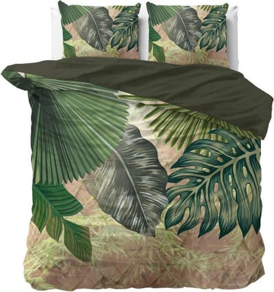Dreamhouse Scandinavian Malva - Dekbedovertrekset - Lits-Jumeaux - 240x200/220 + 2 kussenslopen 60x70 - Groen