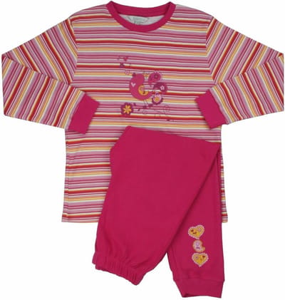 Angelfish Meisjes Pyjama Roze AFPYY2108B Maten: 92