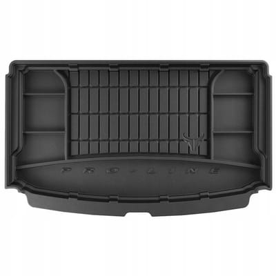 FROGUM Kofferbakmat - Rubber - Geschikt voor MINI COUNTRYMAN R60 (2010-2016) - Hoge laadvloer - Organizer functie - Zwart